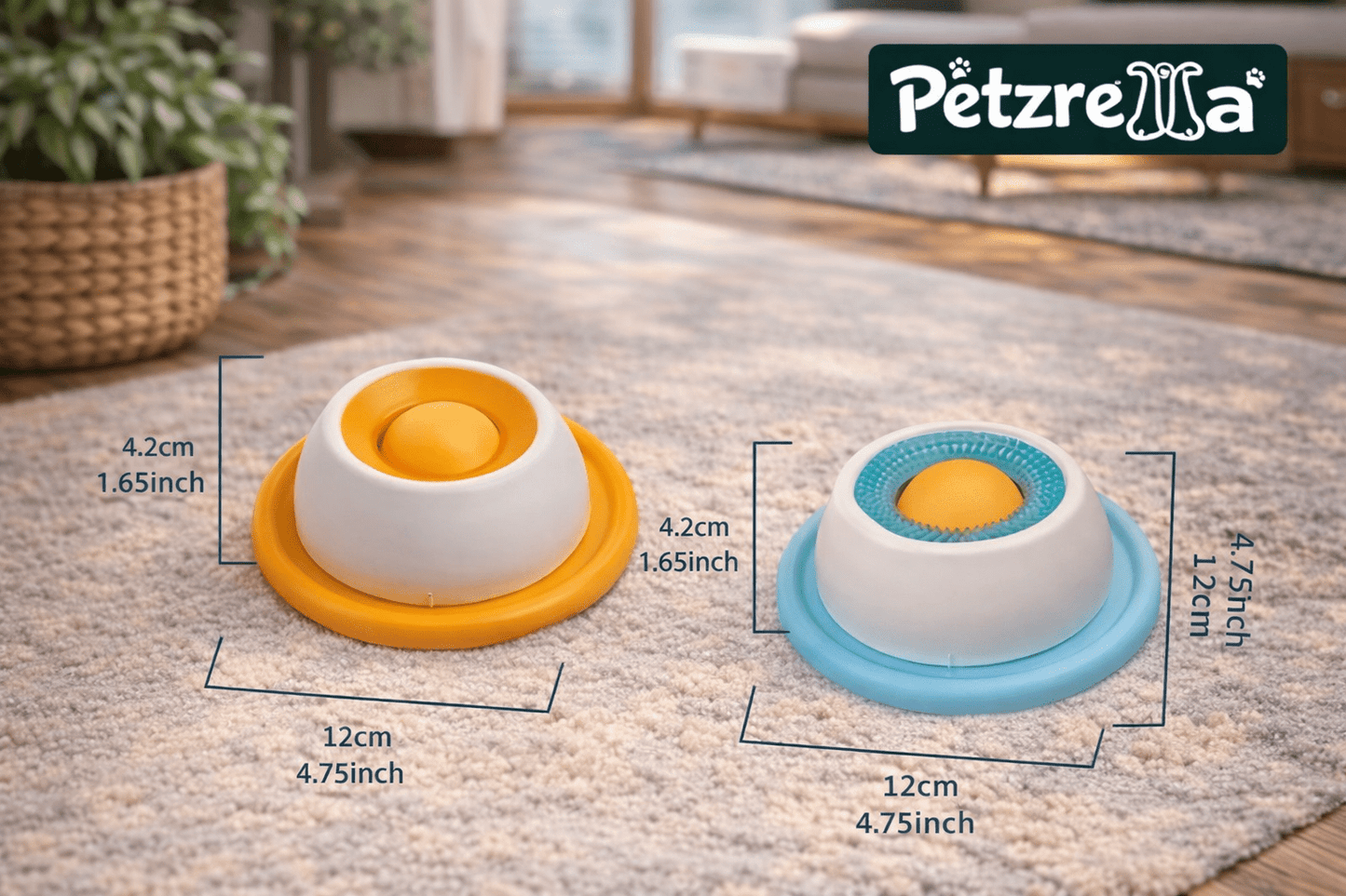 Petzrella Lick Soothing Bowl for Calm Pets - Petzrella Kft.