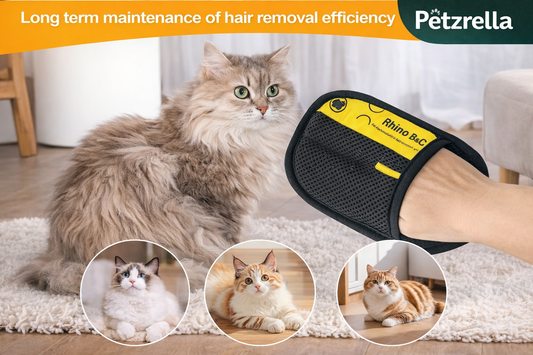 Electrostatic Pet Hair Remover Glove for Cats & Dogs