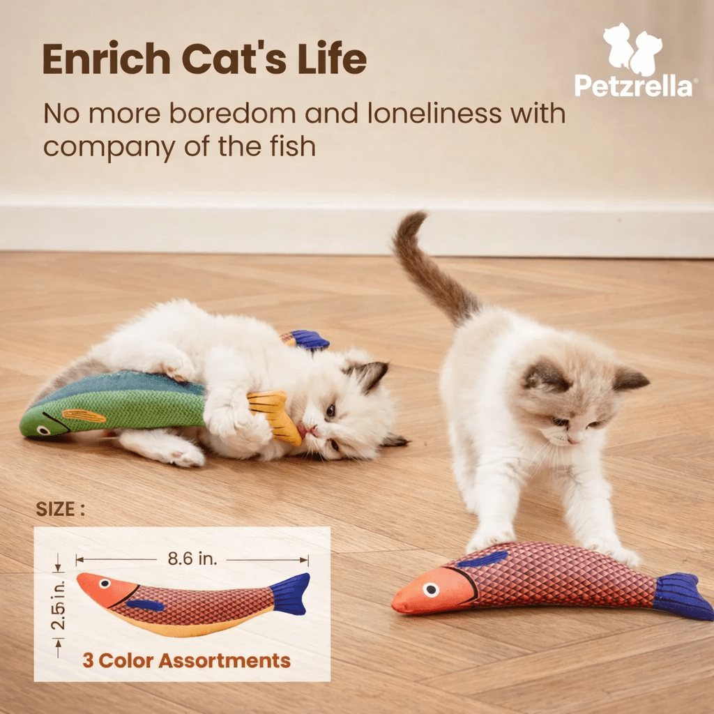 Petzrella Fish Chew Toy for cats - Petzrella Kft.