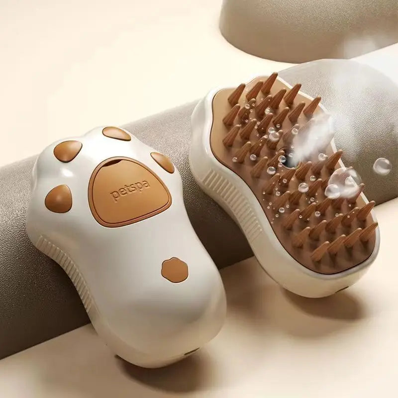 Petzrella Steam-Soothe 3-in-1 Katzen-Dampfbürste