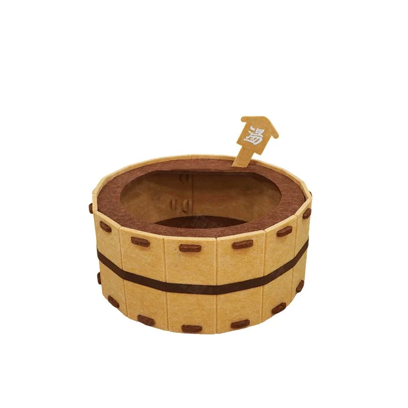 Hot Spring Cat Nest – Cozy Felt Sleeping Cave