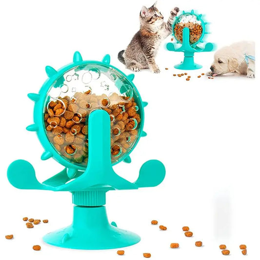 Suction Cup Treat Puzzle Toy – Interactive Feeding & Play for Cats