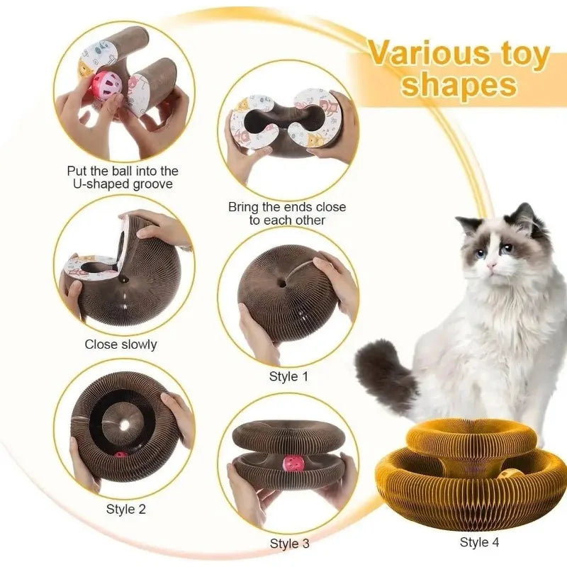 Petzrella Magic Accordion Cat Scratcher