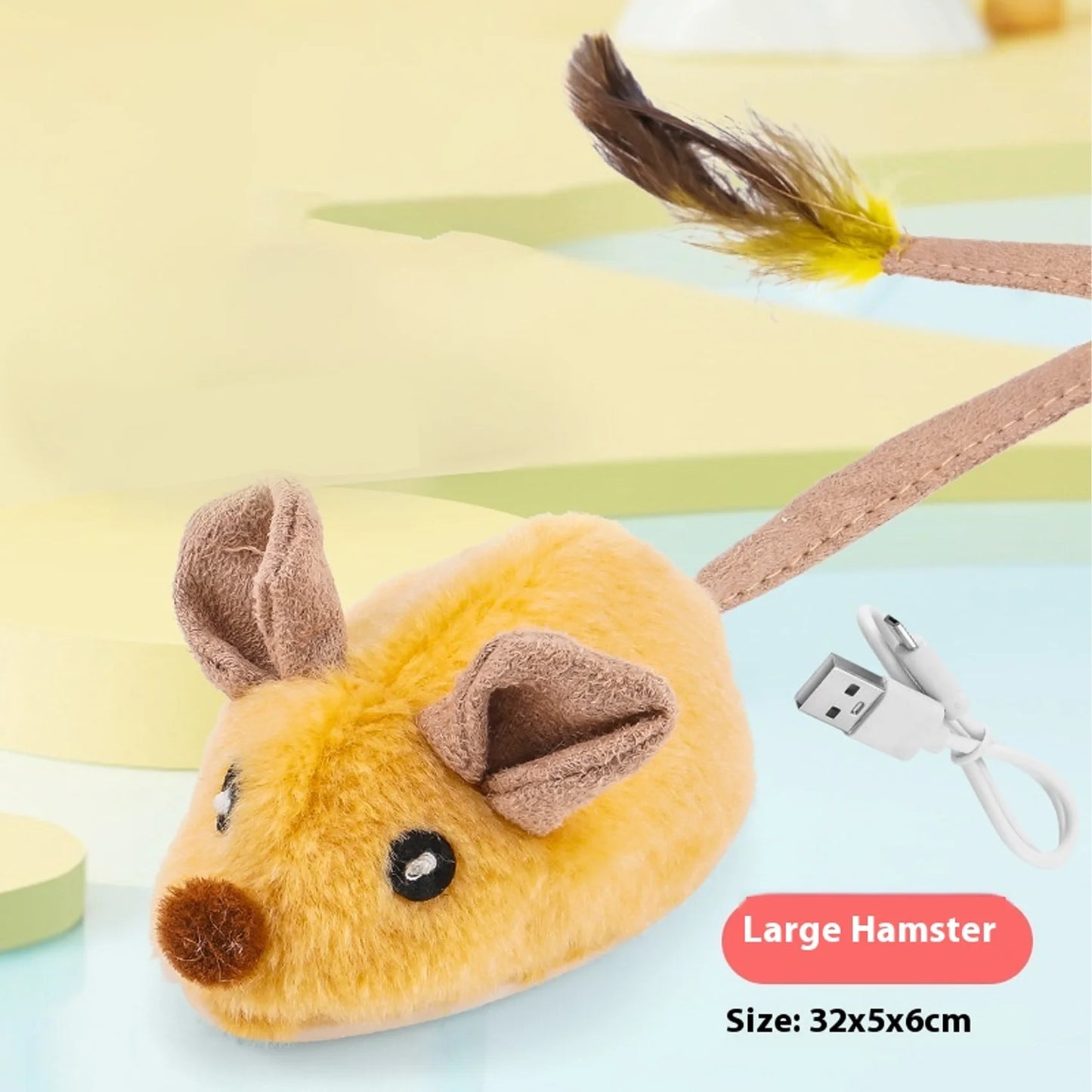 Remote Control Mouse Toy for Interactive Cat Play