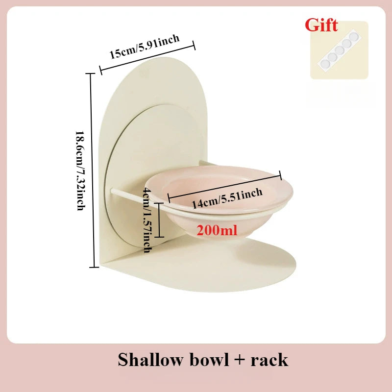 Ceramic Elevated Pet Bowl