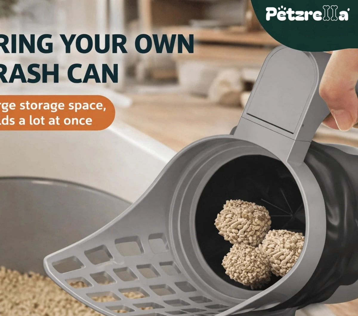 Petzrella No-Touch Cat Litter Scoop