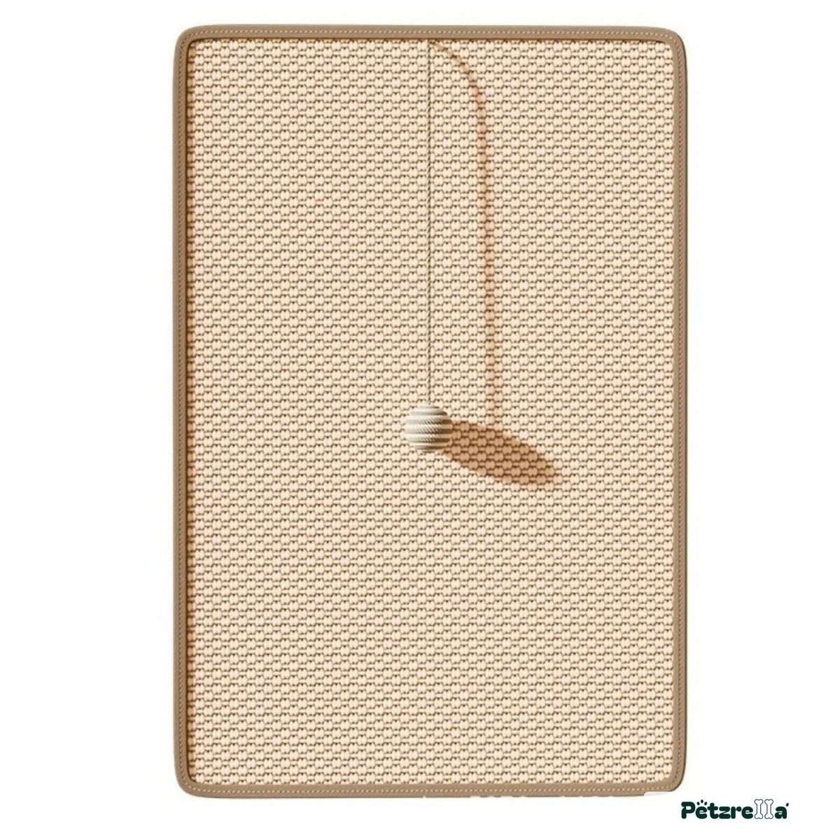 Petzrella Wall-Mounted Sisal Cat Scratcher with Play Ball - Petzrella Kft.
