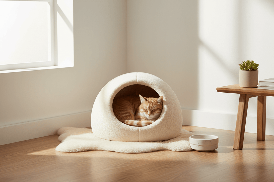 Choosing a Calming Bed for an Anxious Cat – Petzrella