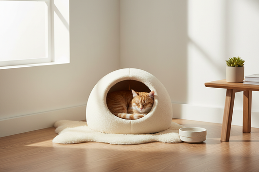 Choosing a Calming Bed for an Anxious Cat