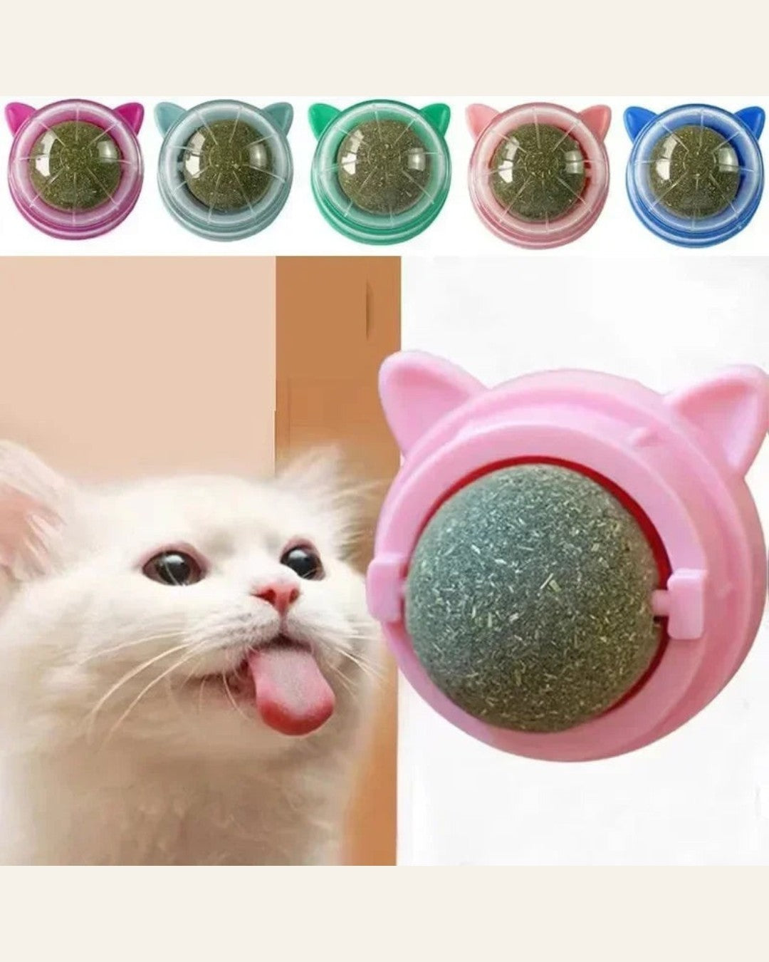 Petzrella Natural Catnip Dental Chew Toy Set for Indoor Cats