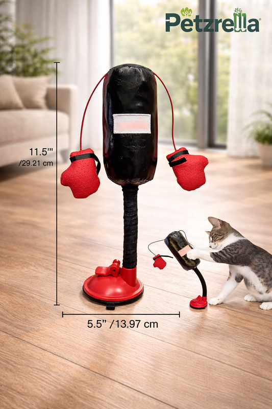 Petzrella Suction Cup Boxing Toy for Cats