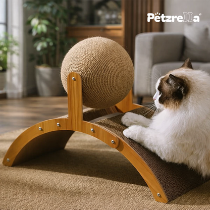 Petzrella Kugel- & Bogen-Premium-Katzenkratzbaum