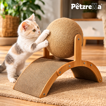 Petzrella Kugel- & Bogen-Premium-Katzenkratzbaum