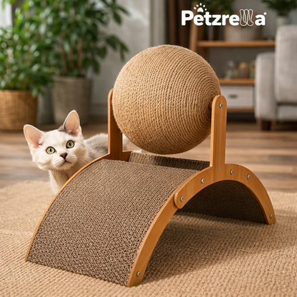 Petzrella Kugel- & Bogen-Premium-Katzenkratzbaum