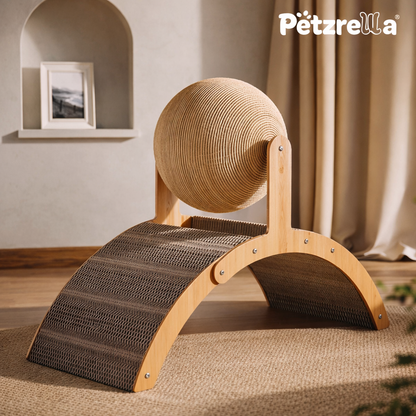 Petzrella Kugel- & Bogen-Premium-Katzenkratzbaum