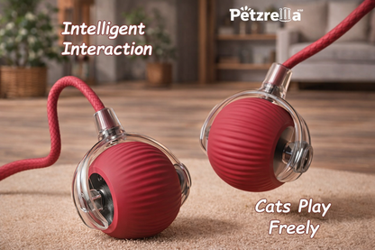 Petzrella Bewegungsspielzeug, dem Katzen nicht widerstehen können