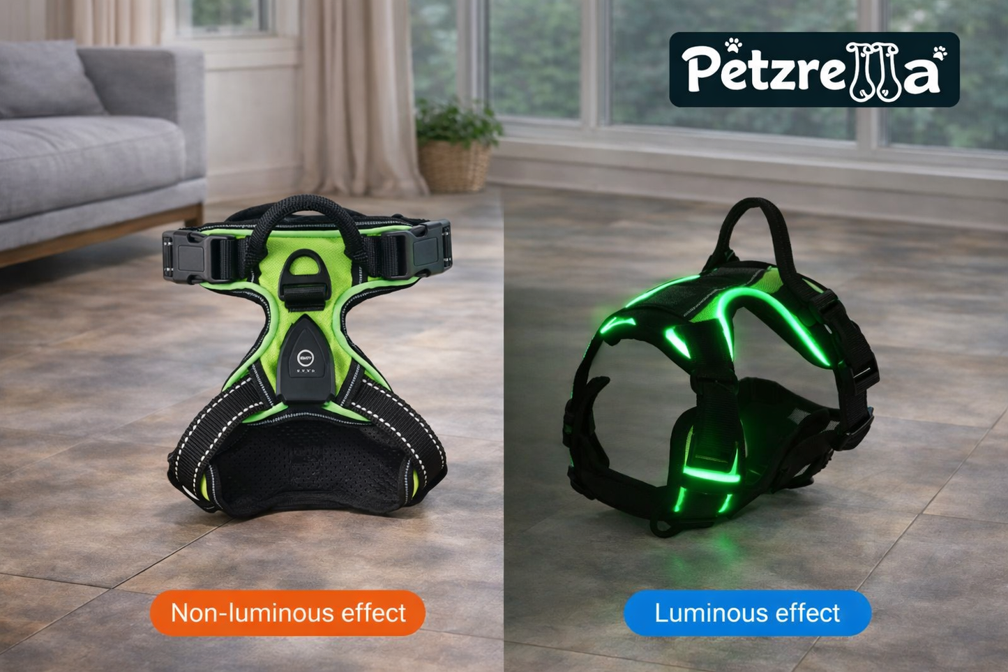 Petzrella GlowGuard Sicherheitsgeschirr