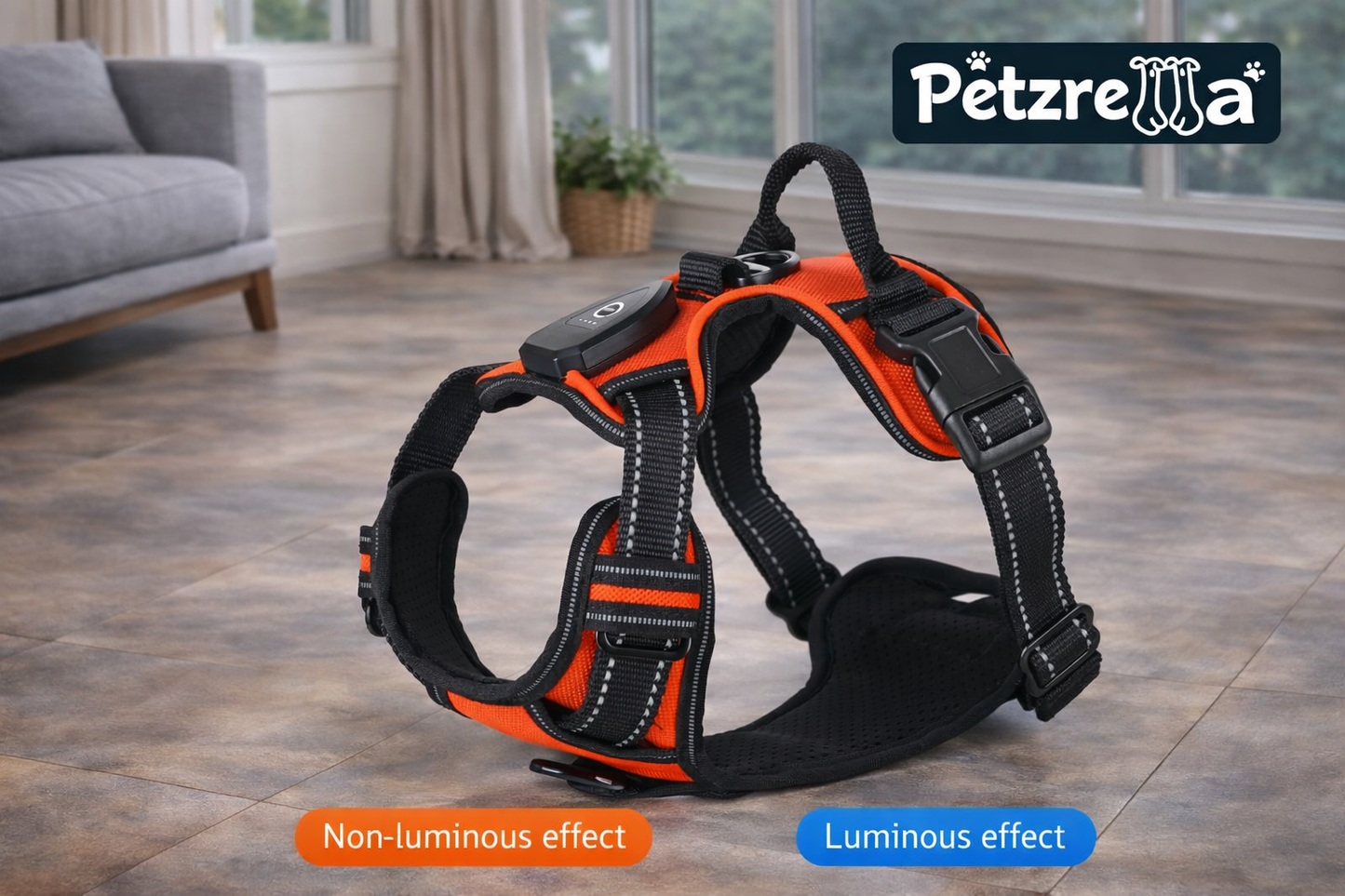 Petzrella GlowGuard Sicherheitsgeschirr