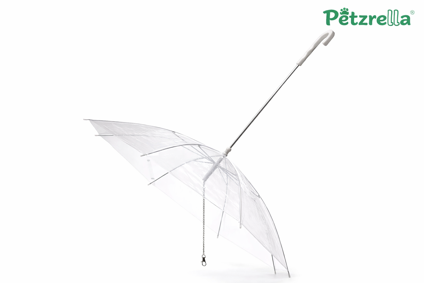Transparent Dog Umbrella – Dry Walks, Clear View & Easy Control