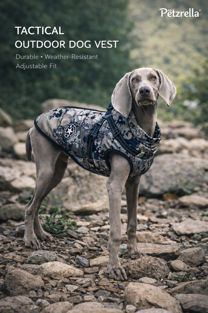 Petzrella Winterhundejacke mit integriertem Geschirr – wasserdicht & warm (S–5XL)