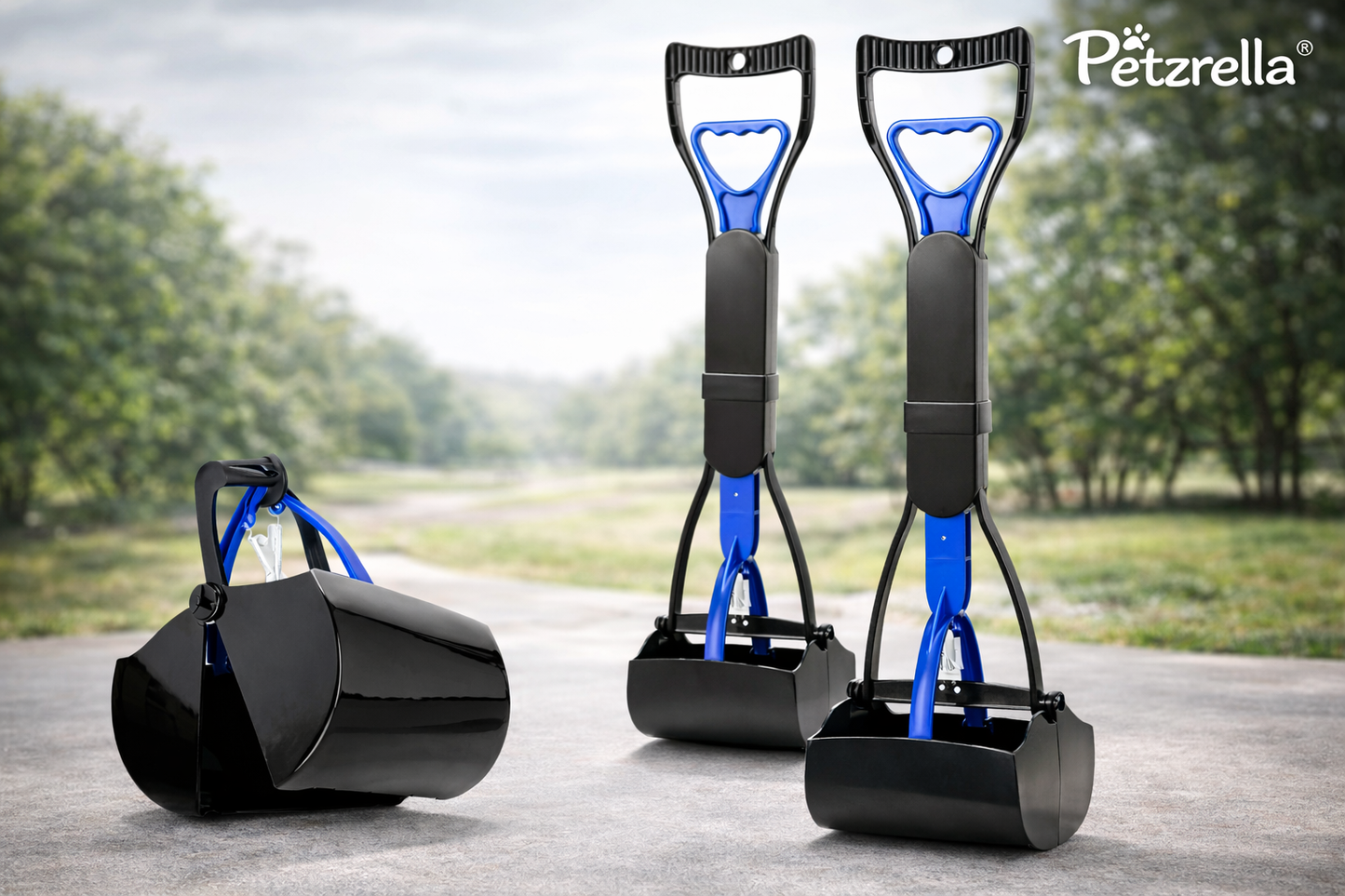 Foldable Long-Handle Dog Poop Scooper – Clean & Easy Outdoor Pickup