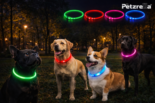 Rechargeable LED Dog Collar – Night Visibility & Safety