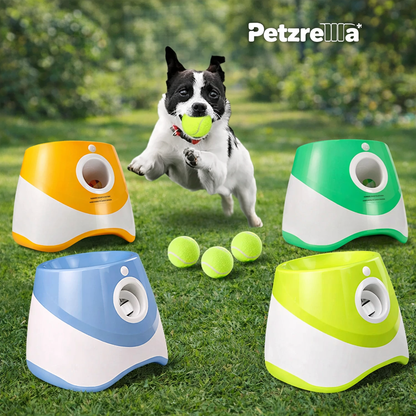 Petzrella Automatischer Tennisballwerfer für Hunde