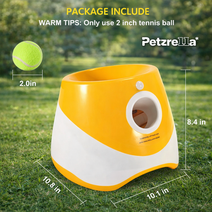 Petzrella Automatischer Tennisballwerfer für Hunde