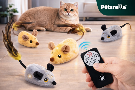 Remote Control Mouse Toy for Interactive Cat Play