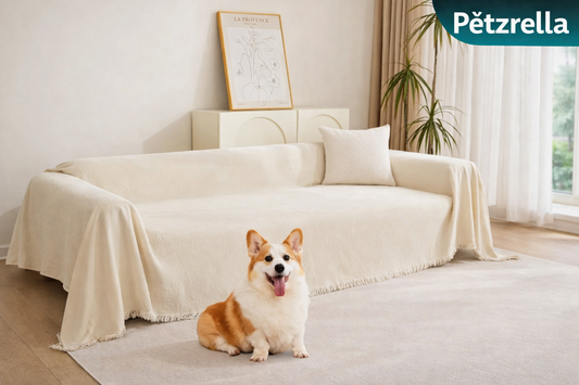 Boho Anti-Slip Sofa Cover – Stylish Protection for Pet Owners