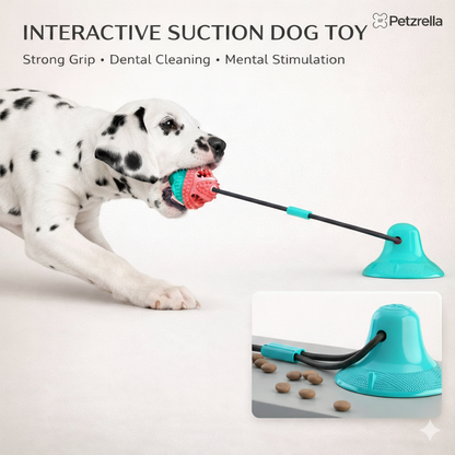 Interactive Suction Tug Toy – Independent Chew & Pull Play for Dogs