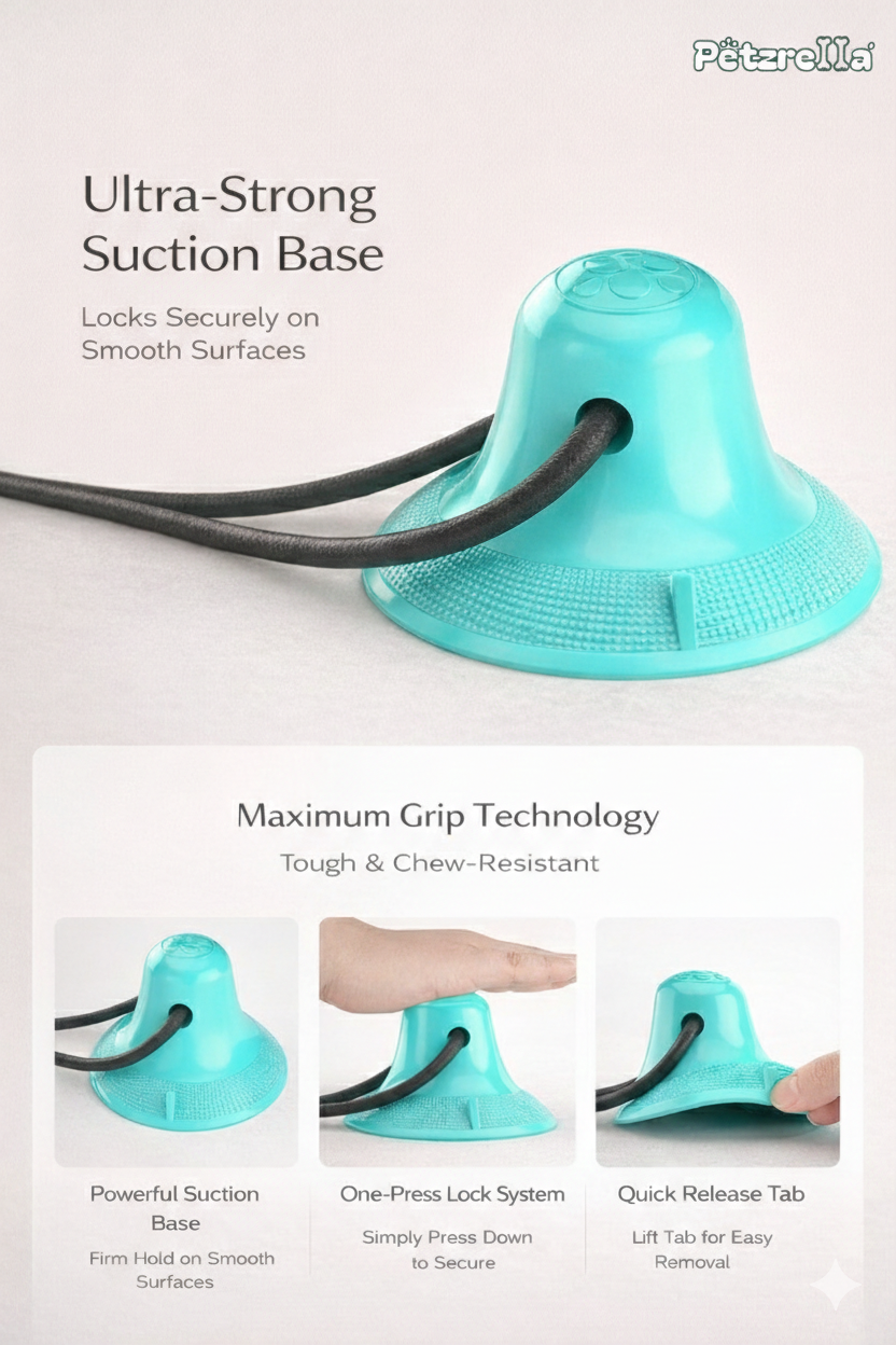 Interactive Suction Tug Toy – Independent Chew & Pull Play for Dogs