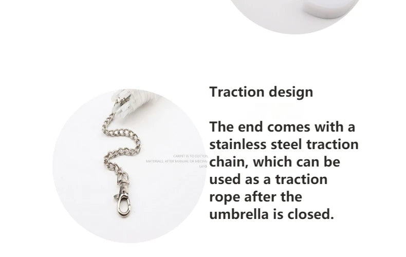 Transparent Dog Umbrella with Integrated Leash