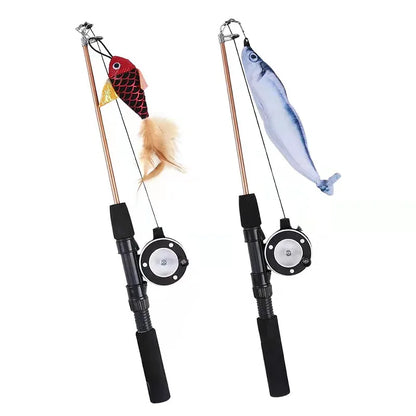 Petzrella "Kitten Fishing" Self-Playing Cat Wand