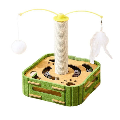 Petzrella Squishy Wand Feather Teaser Cat Toy