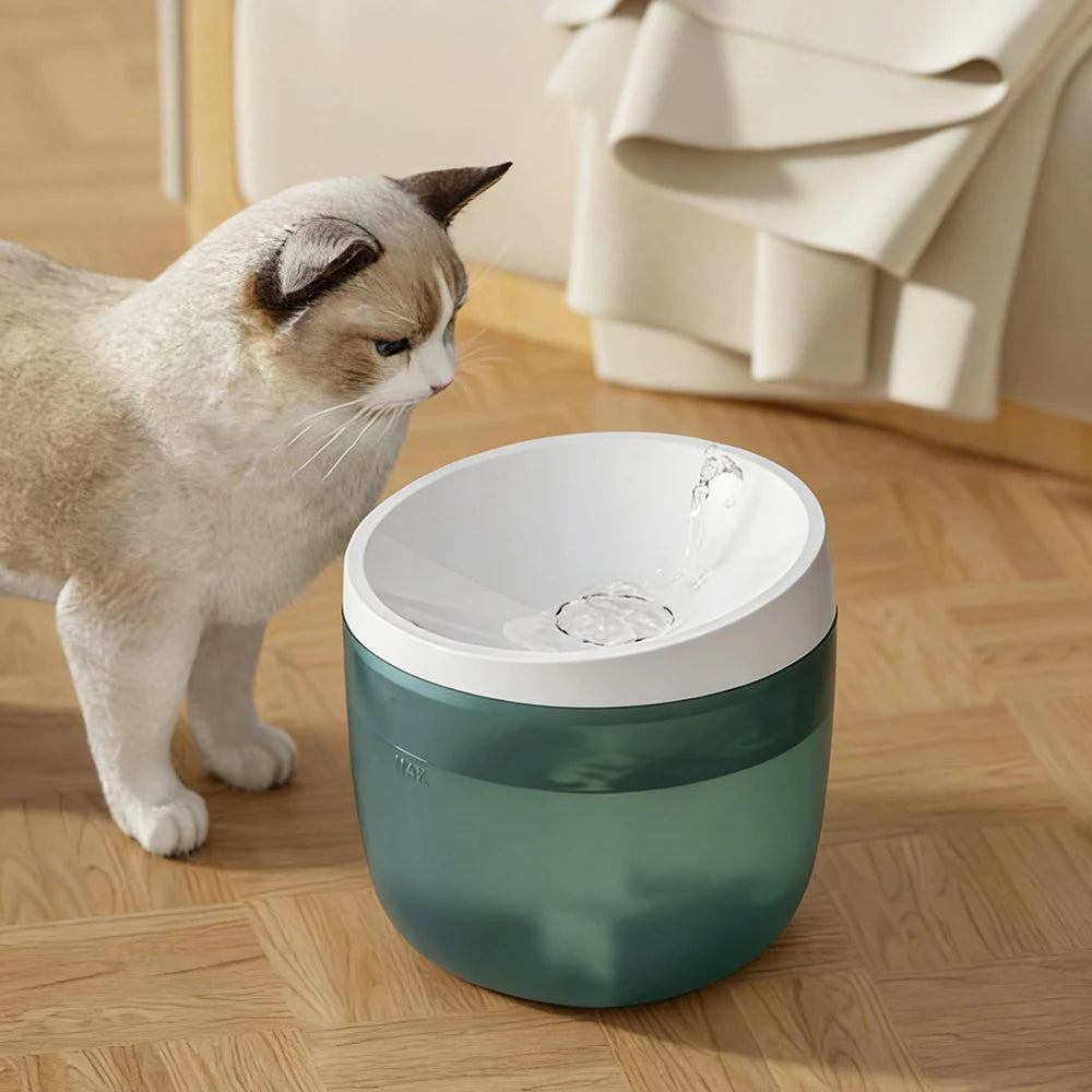 Petzrella 3L Automatic Cat Water Fountain with Filter & Quiet Pump
