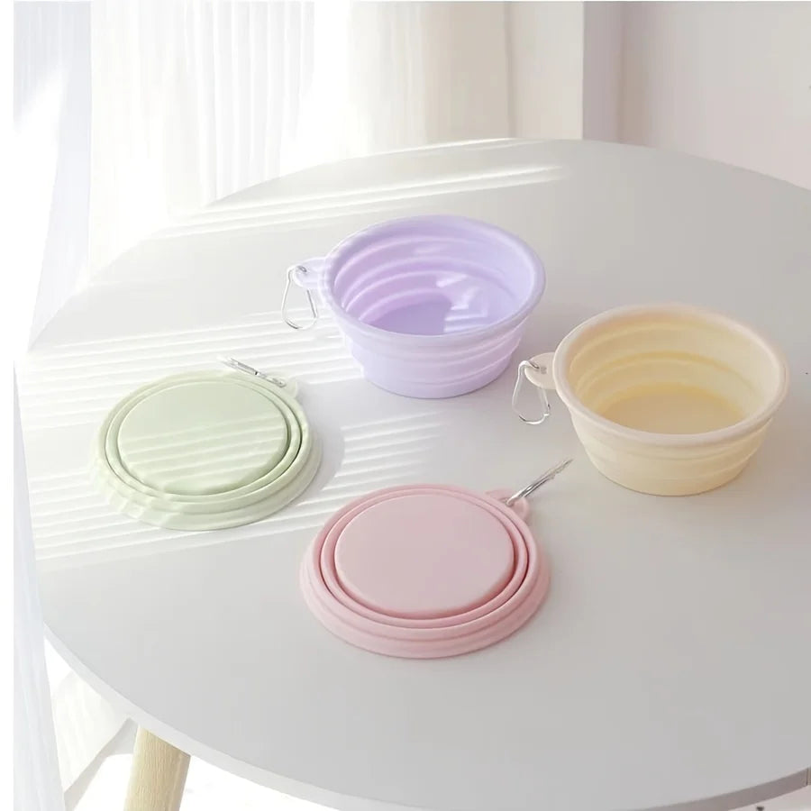 Petzrella Foldable Silicone Travel Pet Bowl
