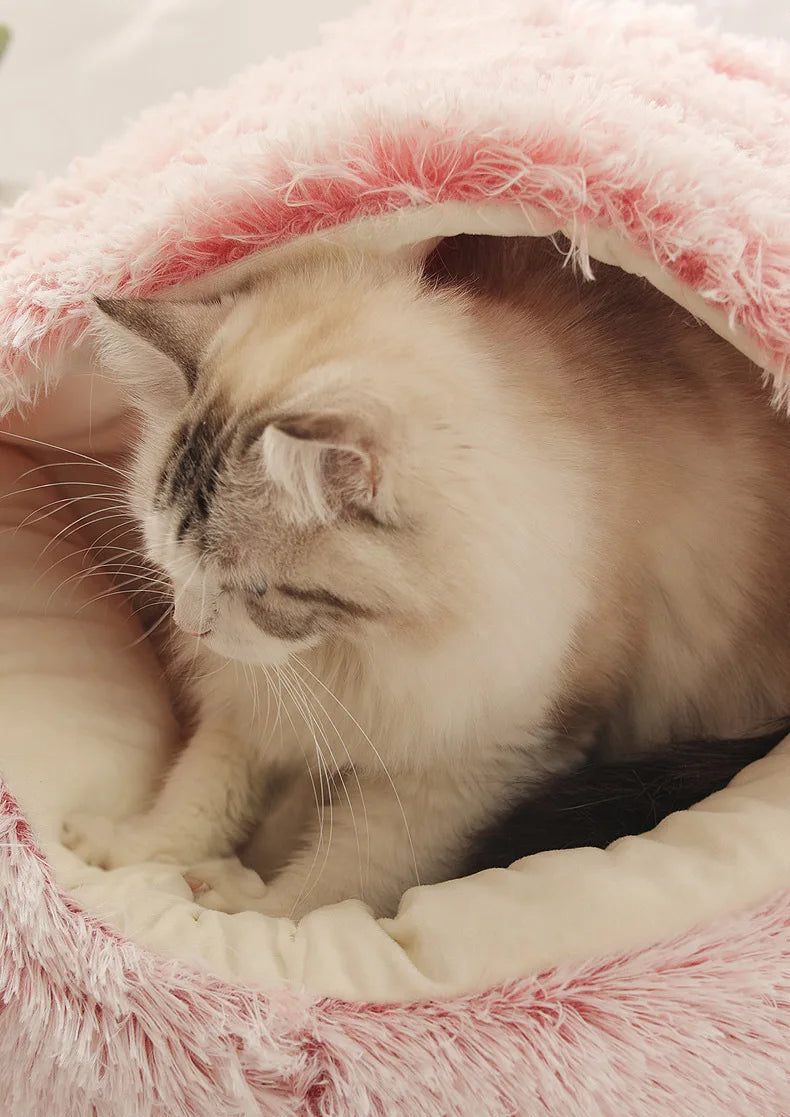 Plush Cat Bed