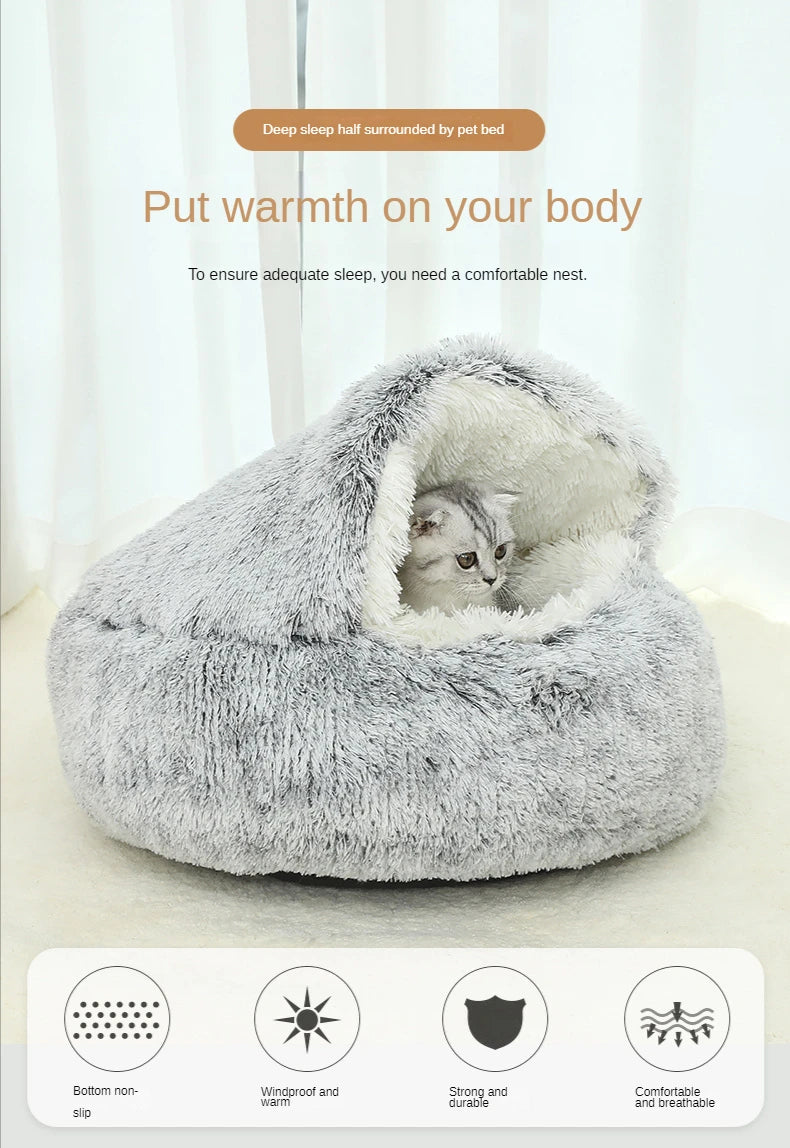 Cozy Round Pet Bed
