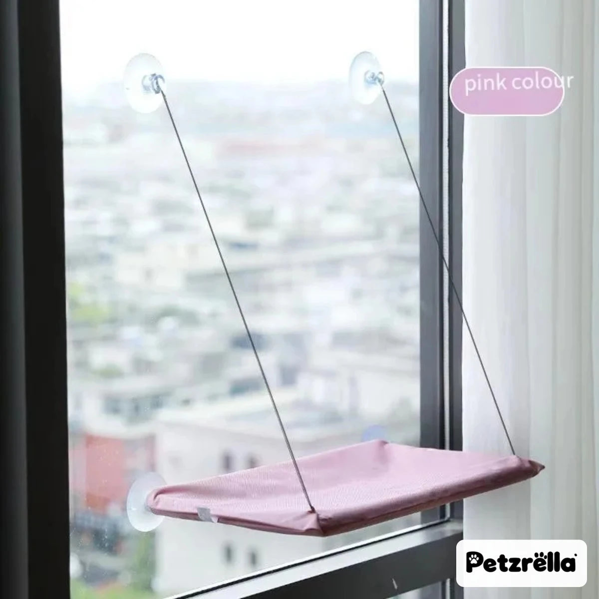 Petzrella Cat Window Hammock Pink