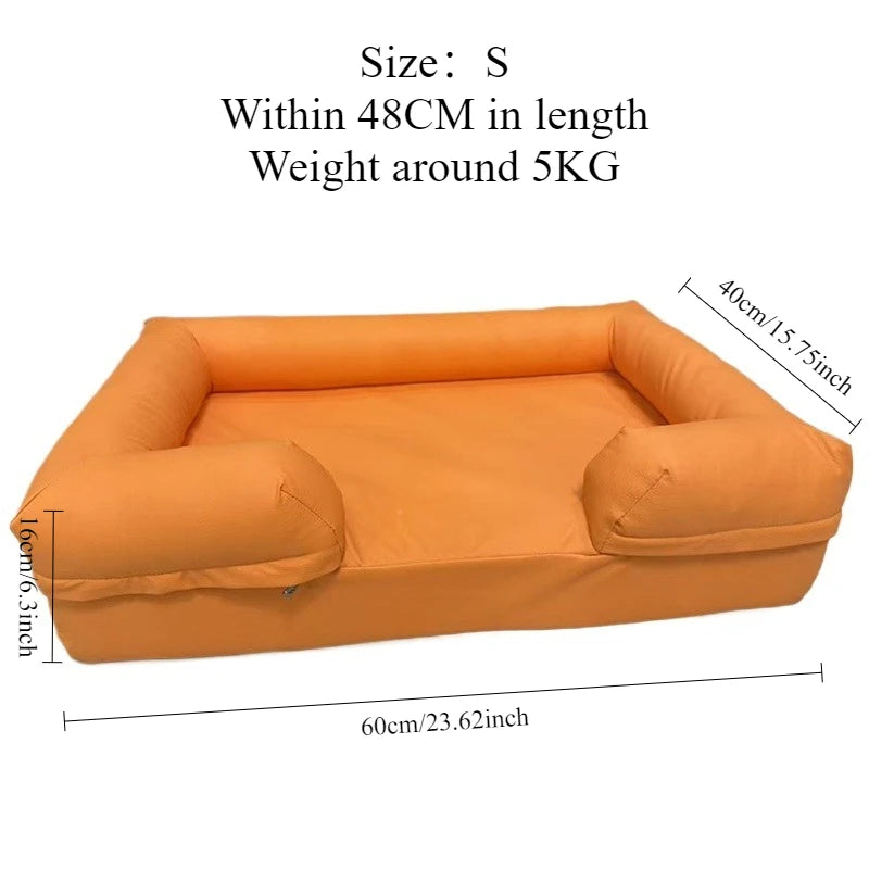 Petzrella Großes wasserdichtes Luxus-Hundebett-Sofa