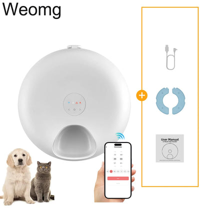 Petzrella USB Rechargeable Automatic Wet Food Pet Feeder with Timer