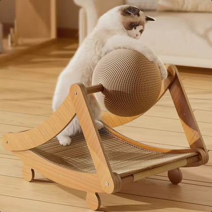 2-in-1 Sisal Cat Scratcher Lounge