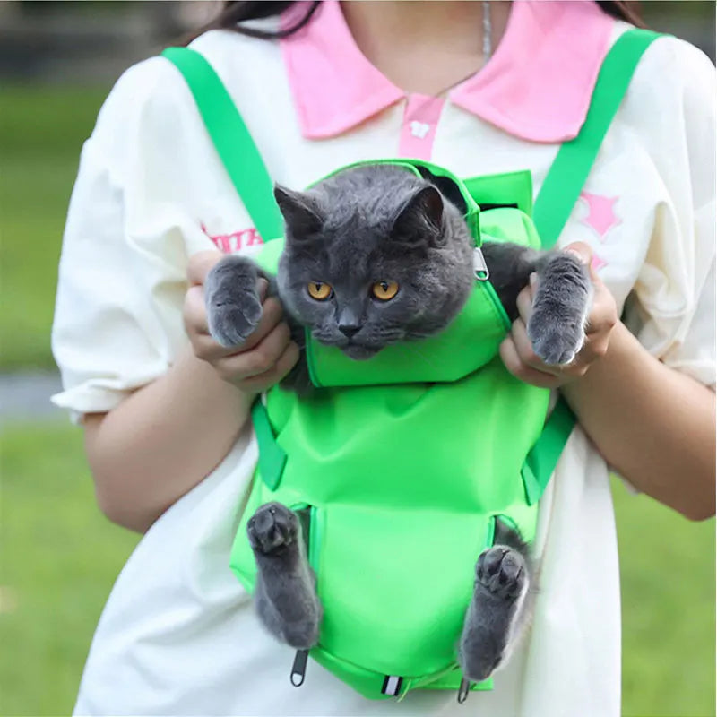 Foldable Breathable Cat Carrier Backpack
