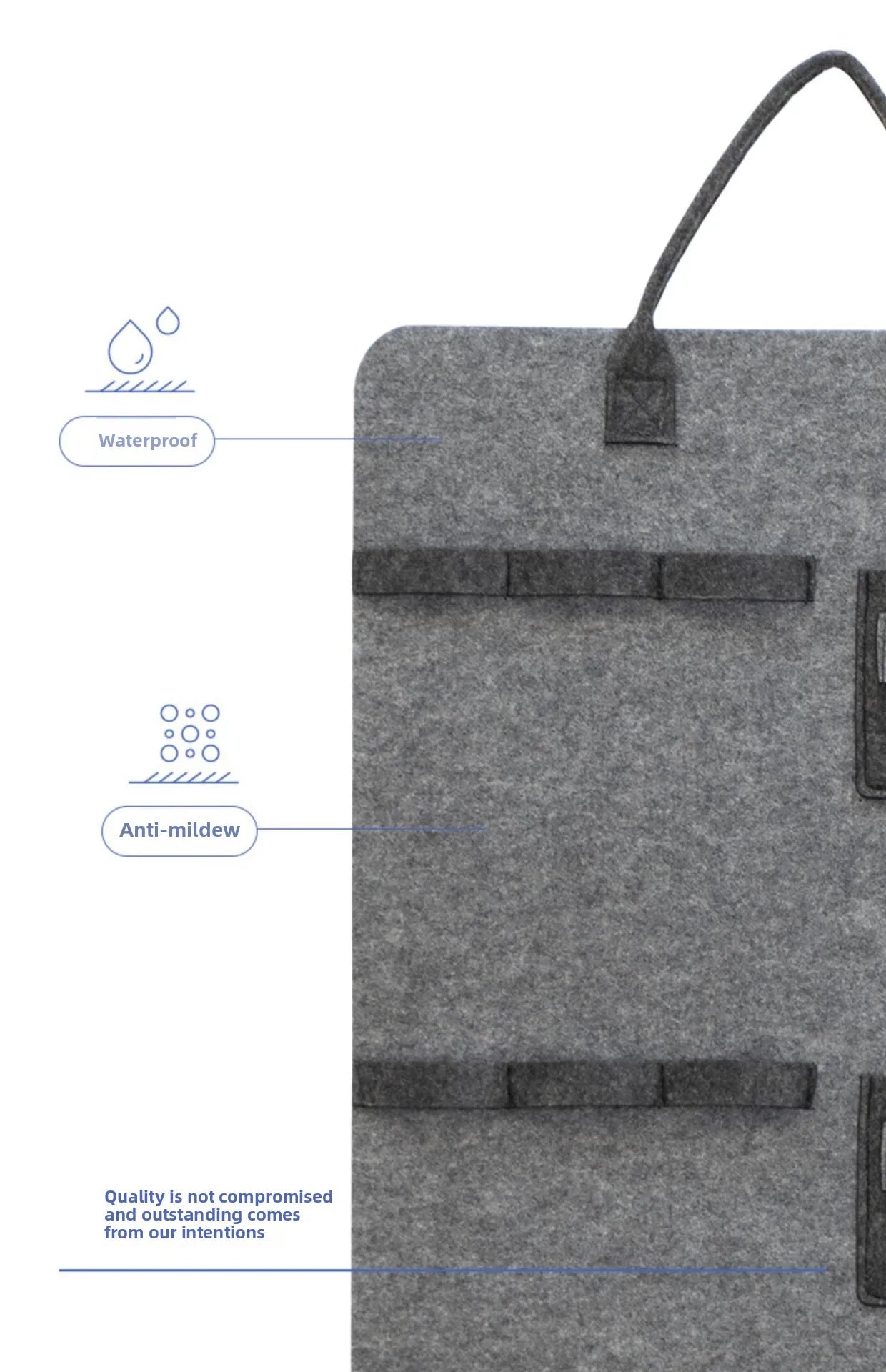 Wall-Mounted Cat Toy Storage Organizer