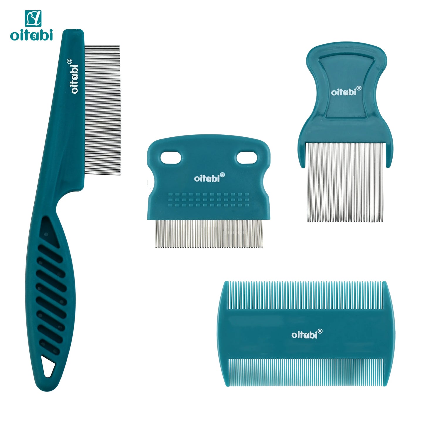 Pet Grooming Comb Set for Cats and Dogs