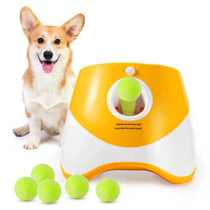 Automatic Dog Tennis Ball Launcher for Interactive Fetch Play