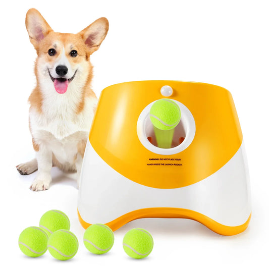 Automatic Dog Tennis Ball Launcher for Interactive Fetch Play