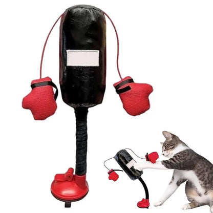 Petzrella Suction Cup Boxing Toy for Cats