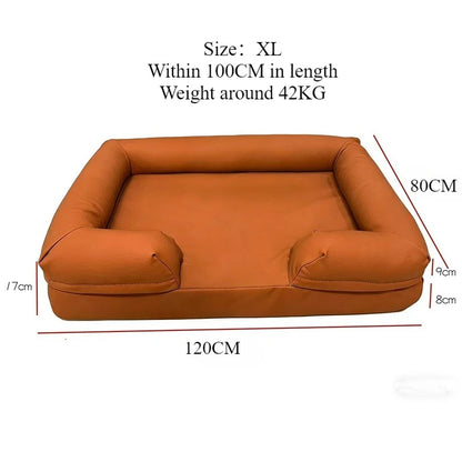Petzrella Großes wasserdichtes Luxus-Hundebett-Sofa